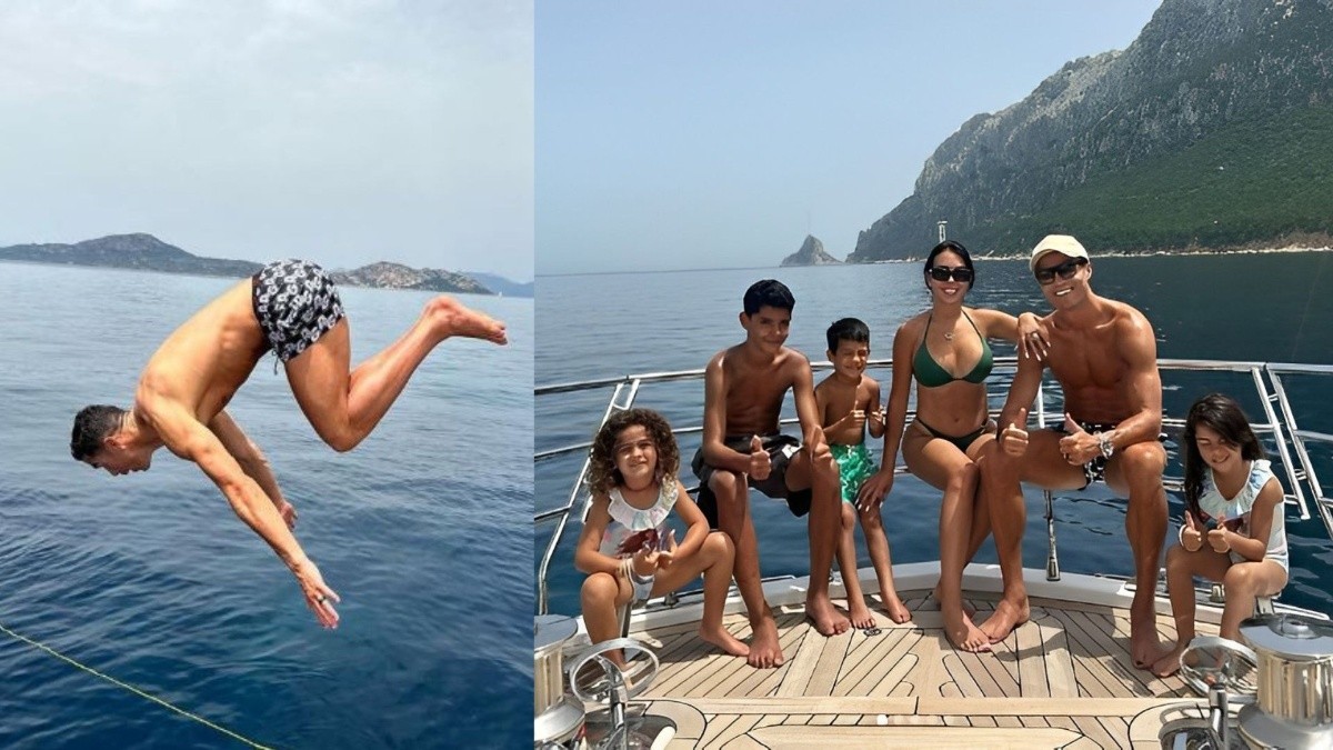 Cristiano Ronaldo y Georgina Rodríguez presumen sus vacaciones